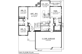 Most of these floor plans can be customized to your personal preference. Ranch Style House Plan 3 Beds 2 Baths 1796 Sq Ft Plan 70 1243 House Plans Lake House Plans Ranch Style House Plans