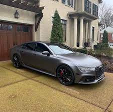 Audi S7 Satin Grey Wrap Luxury Cars Audi Audi Cars Audi