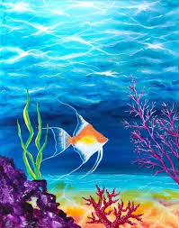 Pink coral beach house decor. 230 Coral Reef Paintings Ideas In 2021 Coral Reef Underwater Painting Underwater Art