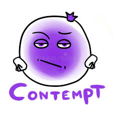 From old french contempt, contemps, and directly latin contemptus scorn, from past participle of contemnere to. Contempt Stock Illustration Illustration Of Colorful 69969046