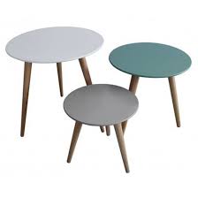 Set 3 Tables Gigognes Stockholm Tables Gigognes Table Basse Idees De Decor