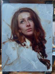 Progression of a portrait sketch. From a photo taken by @bcliston (check  out his patreon for some nice reference images). I'm excited for the  opportunity to share some of my thoughts on