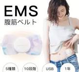 EMS腹筋 ベルト キャビテーション 美ボディ腹筋ベルト イー・エム・エー ポータブルマルチダイエット美容器 EMS キャビテーション  温熱振動赤青LED FN-REO020 1個（直送品） - アスクル