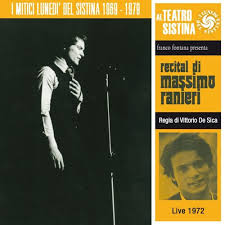 Listen to albums and songs from massimo ranieri. Massimo Ranieri Recital Di Massimo Ranieri I Lunedi Del Sistina Live 1972 Lyrics And Songs Deezer