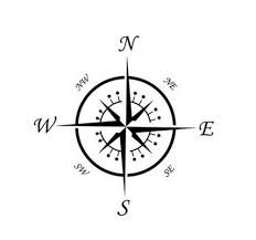 Black And White Compass Cartoon Robot Check Compass Tattoo Compass Tattoo Design Nautical Compass Tattoo