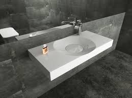 The cabinets follow the line of. Design Counter Top Wall Hung Basin Bs6059 Glossy White 100 X 48 X 10 Cm