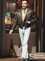 Rami Malek Black Bohemian Rhapsody Leather Jacket Jackets Coats Rami Malek Leather Jacket Freddie Mercury