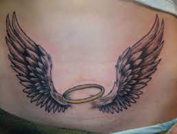 Angel wings and halo tattoos | tags: 101 Best Angel Wings Tattoos Designs