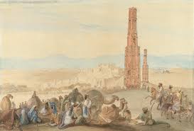 Fortress citadel ghazni watercolor.jpg ...