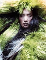 yin chao photography miss green schon magazine performance art