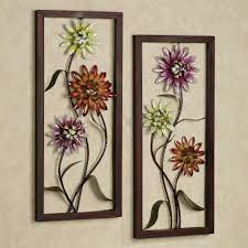 Metal wall art makes a stylish statement in any room. Floral Celebration Metal Wall Art Panel Set Wall Decor Pictures Wall Painting Decor Floral Wall Art