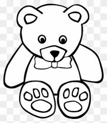 Fun learning colours with lollipop colouring pages for children learning video for toddlers. Free Png Teddy Bear Black And White Clip Art Download Pinclipart