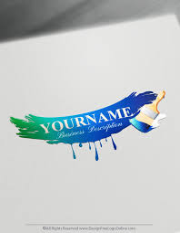 Create A Painter Logo Free Paint Brush Logo Design Templates
