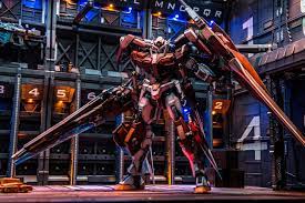 Gundam Guy Mg 1 100 00 Gundam Seven Sword Diorama Build Gundam Space Warfare Gundam Model