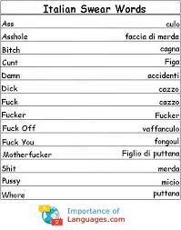 Learn Italian Swear Words List Of Popular Italian Language Swear Words