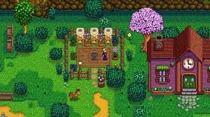 I Always Thought That The Unused Area By The Community Centre Looked So Empty So I Decided To Create Stardew Valley Layout Stardew Valley Stardew Valley Farms
