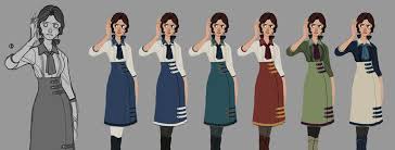 Elizabeth Bioshock Infinite Concept Art Bioshock Infinite Concept Art By Claire Hummel Vintage Outfits Bioshock Elizabeth Concept Art World