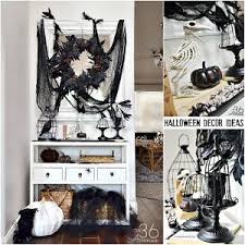 You can decorate your outdoor space with ghosts, zombies, scarecrows, bats, black crows, skeletons, witches, lanterns, wreath, spiders and more… Halloween Decor Diy Halloween Ideas The 36th Avenue