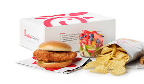 Apart from sandwiches, their menu also has breakfast options, family meals, sides, beverages, salads, treats and sauces. Home Of The Original Chicken Sandwich Chick Fil A