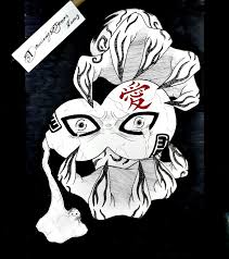 Beware with Shukaku of the Sand! Drawing by me. : r/Naruto