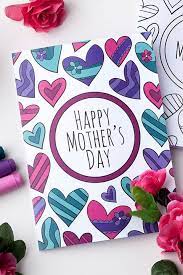 Mother's day coloring pages from happiness is homemade 40 Free Printable Mother S Day Cards Best Mothers Day 2021 Cards