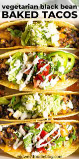 Vegetarian Black Bean Tacos Recipe Vegetarian Tacos Recipes Veggie Tacos Recipes Veggie Tacos