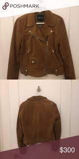 Madewell Suede Leather Jacket Leather Jacket Madewell Jacket Jackets