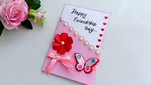 Now take the 1st a4 size paper in which 1st doodle had made. Friendship Day Card Idea How To Make Friendship Day Card Easy Greeti Easy Greeting Cards Friendship Day Greetings Happy Friendship Day Card