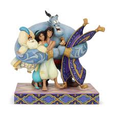 Aladdin Group Hug In 2020 Disney Statues Disney Traditions Disney Figurines