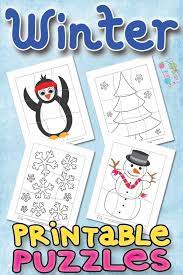 Get hints, track time, print, access previous puzzles and much more. Printable Winter Puzzles For Kids Itsybitsyfun Com