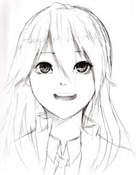 Anime is one of those drawing styles that makes it fairly easy to change the expressions of the characters. Anime Face Drawing Girl Kumpulan Materi Pelajaran Dan Contoh Soal 7