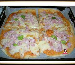 Idee pizza fatta in casa. Pizza Pizza Al Prosciutto Pizza Ricetta Pizza In Casa Ricetta Pizza