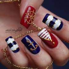 49 Ideas De Unas Marineras Manicura Disenos De Unas Unas Nauticas