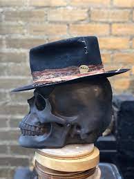 Vintage Rare Custom Hat Broke From My Head Down Etsy Hats For Men Rock And Roll Fashion Custom Hats