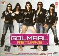 Golmaal Returns Mp3 Songs Download By Neeraj Shridhar Mithun chakraborty, ajay devgn, kareena kapoor, arshad warsi, tusshar kapoor, shreyas talpade, kunal khemu, ratna pathak, johny lever, sanjay mishra, vrajesh hirjee, ashwini kalsekar, murli. punjabi songs