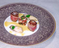 Boeuf Saisi Et Tartare Terre Mer Sauce Aux Huitres Et Si C Etait Bon Huitres Tartare Boeuf