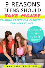 However, unnecessary expenses (such as paying for a night out with friends) are left up to us. 9 Reasons To Save Money As A Teenager Use These Talking Points