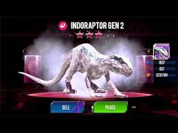 The indoraptor gen 2 is always alert and has nearly perfect echolocation, making it impossible to ambush. Jurassic World The Game Indoraptor Gen 2 Novocom Top