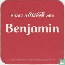 Share a Coca-Cola with Benjamin