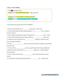 Maybe you would like to learn more about one of these? Bahasa Melayu Kata Pemeri Worksheet
