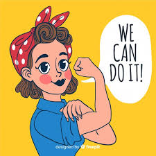 When to read the i can do it cards? Free Vector We Can Do It