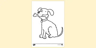 Rd.com pets & animals dogs every editorial product is independently selected, though we may be compensated or receive an affiliate commission if you buy something through our links. Dog With Bone Colouring Sheet Primary Resources