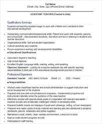Free 42 Teacher Resume Templates In Pdf Ms Word