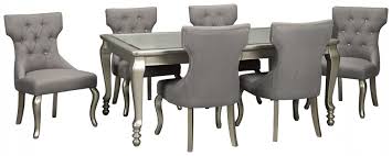 Choose to have a kitchen table with bench seating if you want unobstructed views. Coralayne Dining Table And 6 Chairs D650 03 6 35 Dining Room Groups Pruitt S Fine Furniture