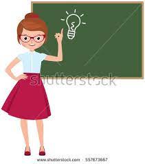 Through the tutorial in the above video, it is very detailed, i hope you can consult and learn more about drawing cute cartoon teachers. Cartoon Character Vector Teacher Standing At The Blackboard And Points To The Idea Of Symbol Drawn On A B Symbol Drawing Teacher Cartoon Teachers Illustration