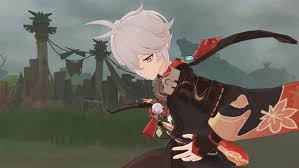 Kazuha hasn't appeared in the game yet. L3autuawrrongm