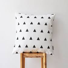 Black And White Decorative Pillows Modernthrow Pillow Black White Decorative Pillow Geometric Pillow Black And White Throw Pillow Cushion Cover Kids Pillow 16 White Decorative Pillows White Throw Pillows Pillows
