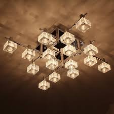 Modern Semi Flush Mount Ceiling Light With G4 Bulb Base
