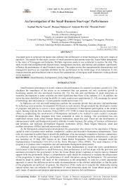 Jawi:ترڠڬانو) formerly spelled trengganu or tringganu is a sultanate and constitutive state of federal malaysia. Pdf An Investigation Of The Small Business Start Ups Performance