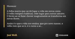 Florescer A Folha Morta Que Cai Da Jose Well